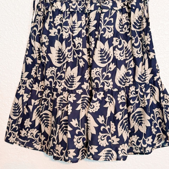 Sea New York Navy and Cream Mint Patterned Dress Women Small - Picture 4 of 13